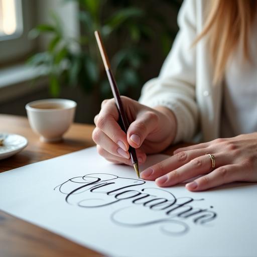 Terapeutisk kunst og mindful kalligrafi